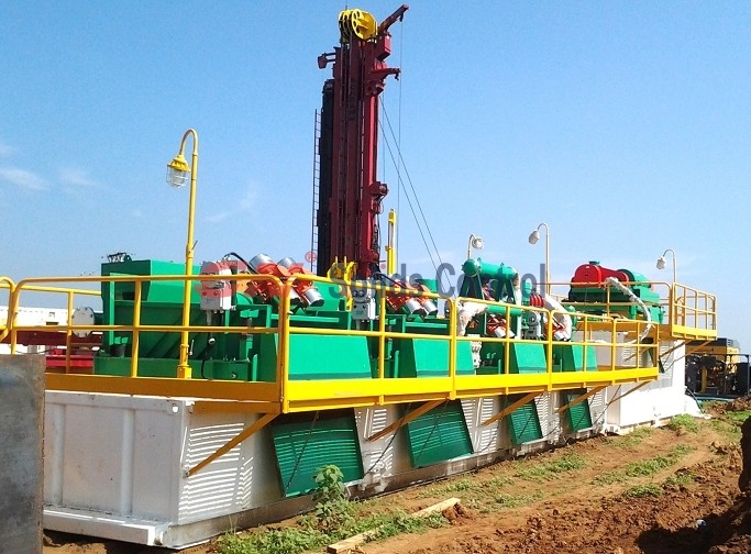 gas drilling mud system